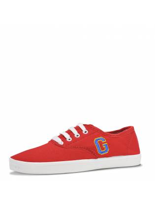 Текстильные кеды "G" красные