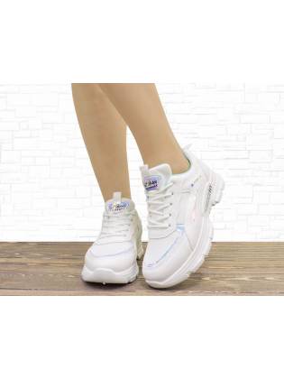 Женские кроссовки "Bites" белые с мятным