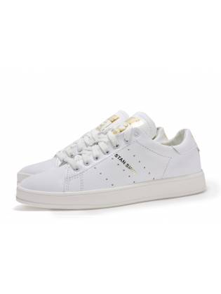 Кожаные кеды "Stan Smith". Белые.