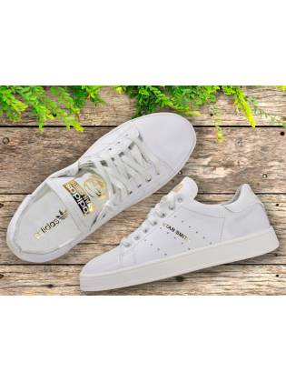 Кожаные кеды "Stan Smith". Белые.