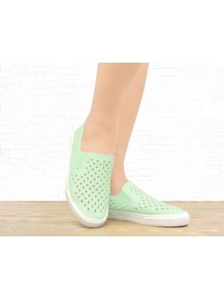 Женские слипоны "Mint" мятные