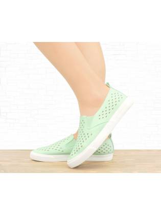 Женские слипоны "Mint" мятные