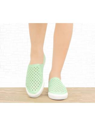 Женские слипоны "Mint" мятные