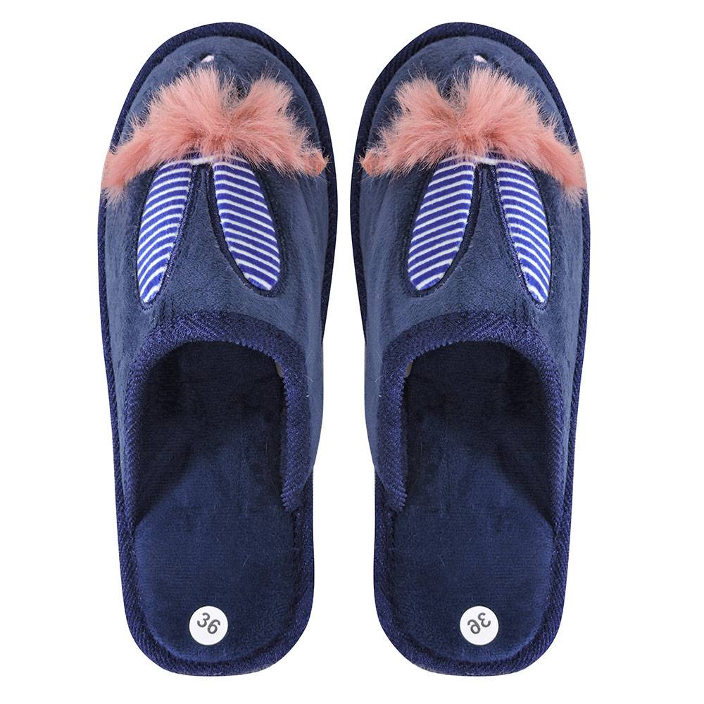 Домашні капці "Fur" сині