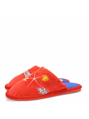 Домашние тапочки "Ribbon" красные