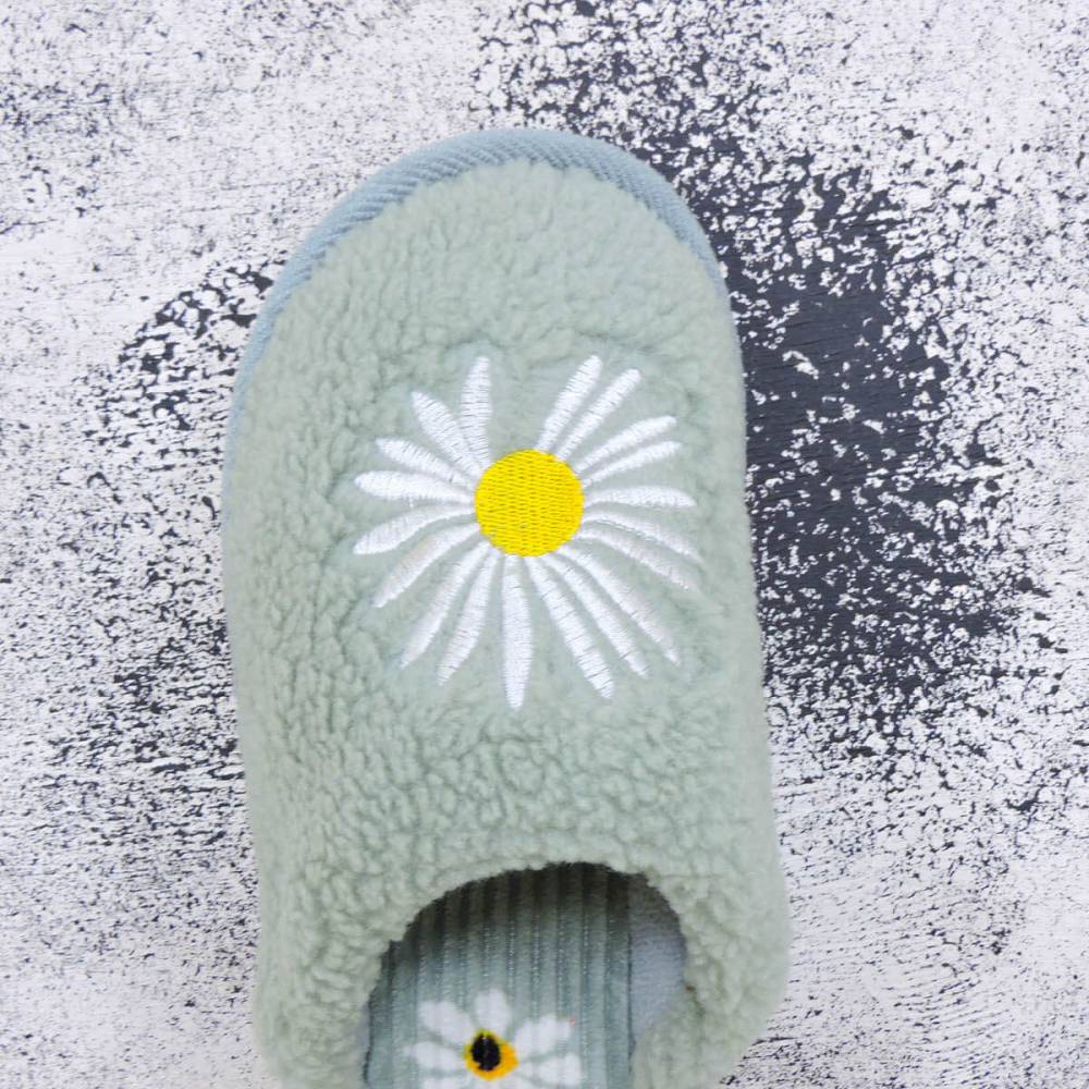 Домашні капці "Chamomile" салатові