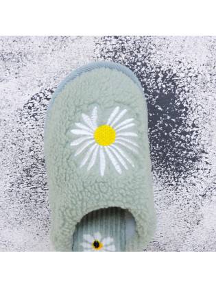 Домашние тапочки "Chamomile" салатовые