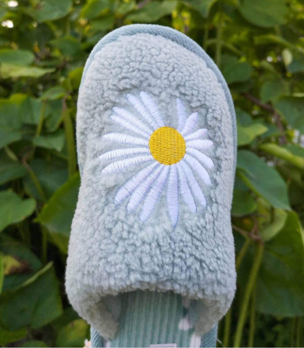 Домашні капці "Chamomile" салатові