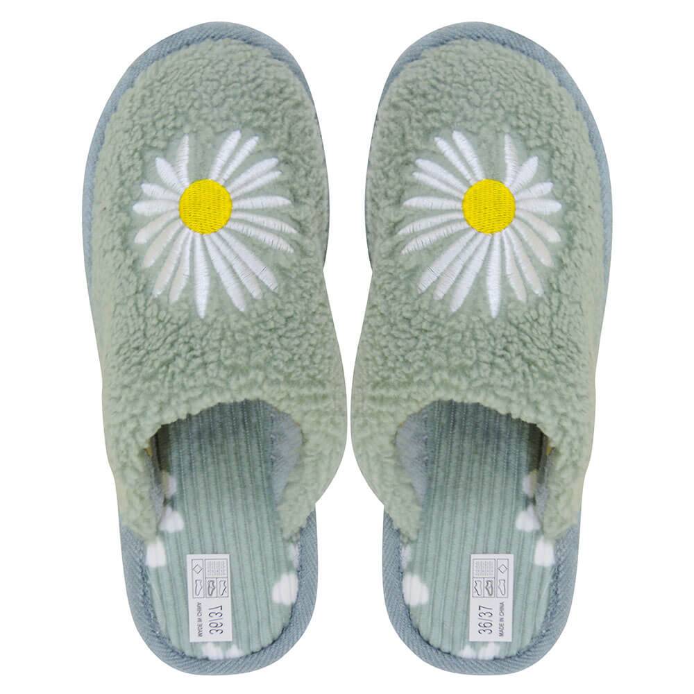 Домашні капці "Chamomile" салатові