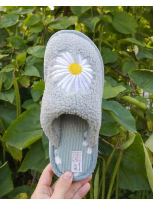 Домашние тапочки "Chamomile" салатовые