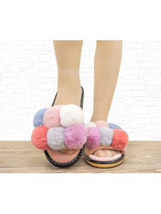 Женские тапочки "PomS" розовые