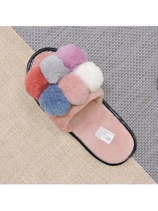 Женские тапочки "PomS" розовые
