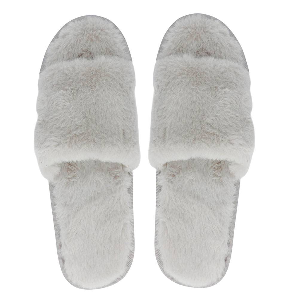 Жіночі капці "Fur" сірі