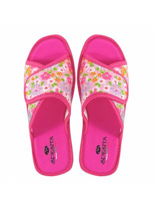 Домашние тапочки "Velcro" розовые
