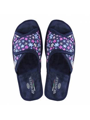 Домашние тапочки "Velcro" синие
