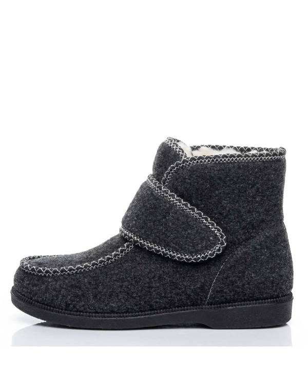 Жіночі бурки "Velcro" сірі