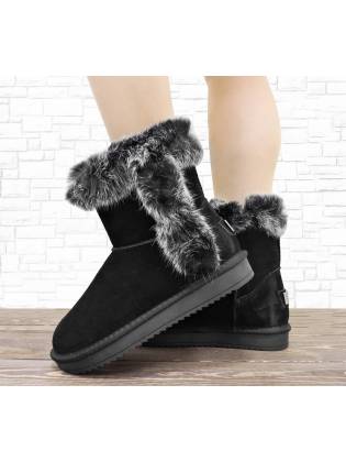 Женские угги "Bunny" черные