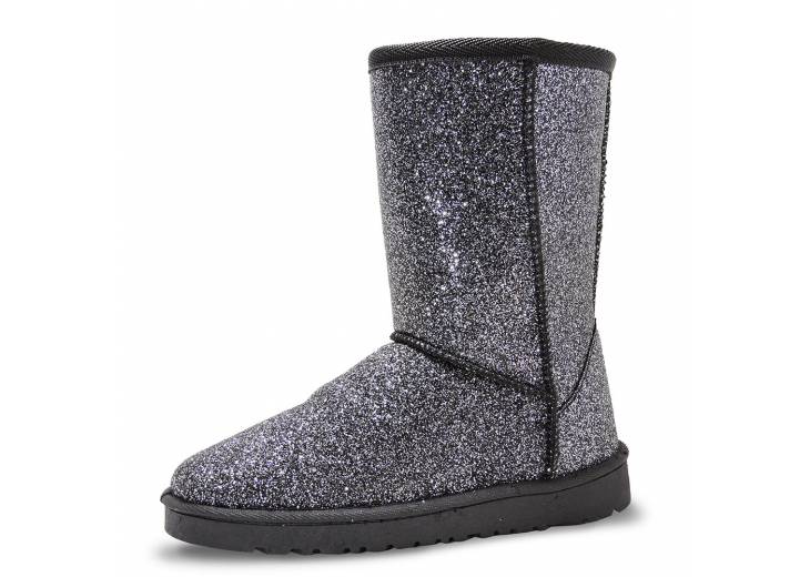 Зимние угги "Shine" черные