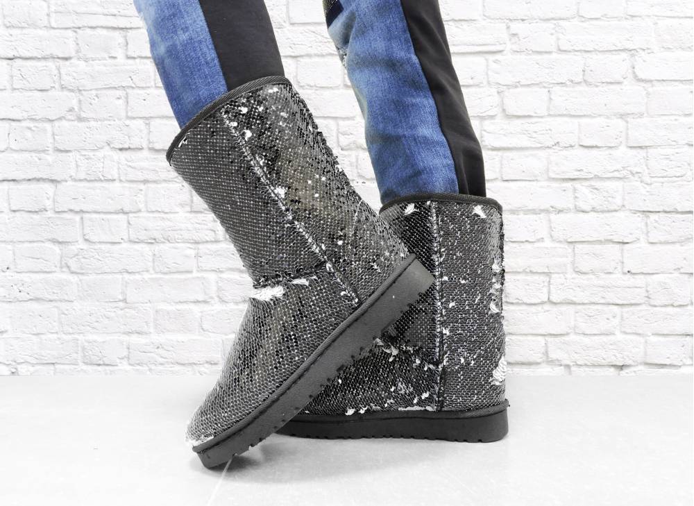 Зимові уггі "Sequins" чорні