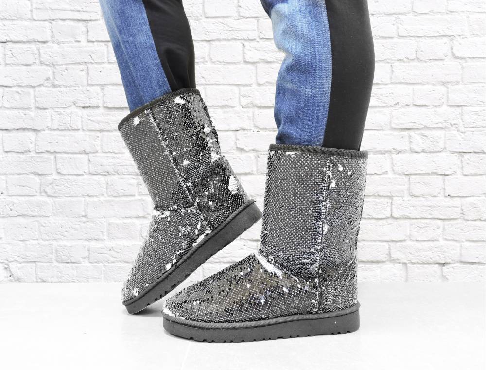 Зимові уггі "Sequins" чорні