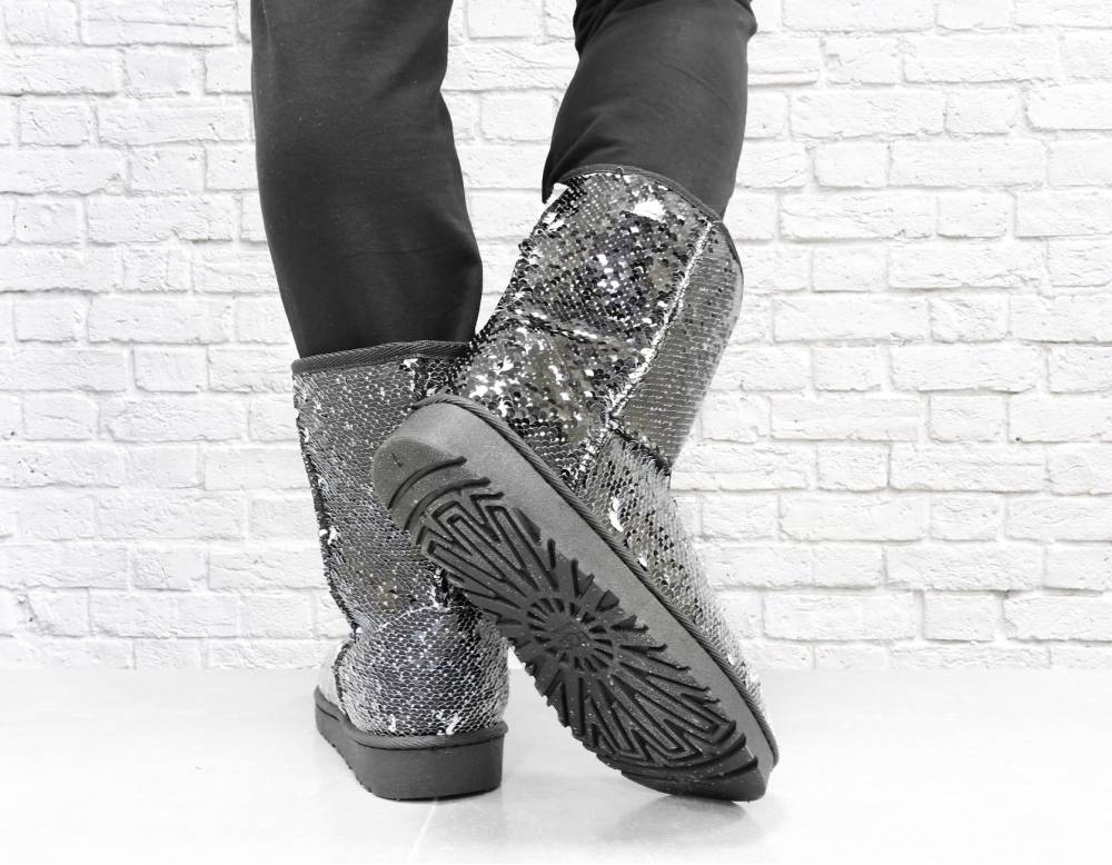 Зимові уггі "Sequins" чорні