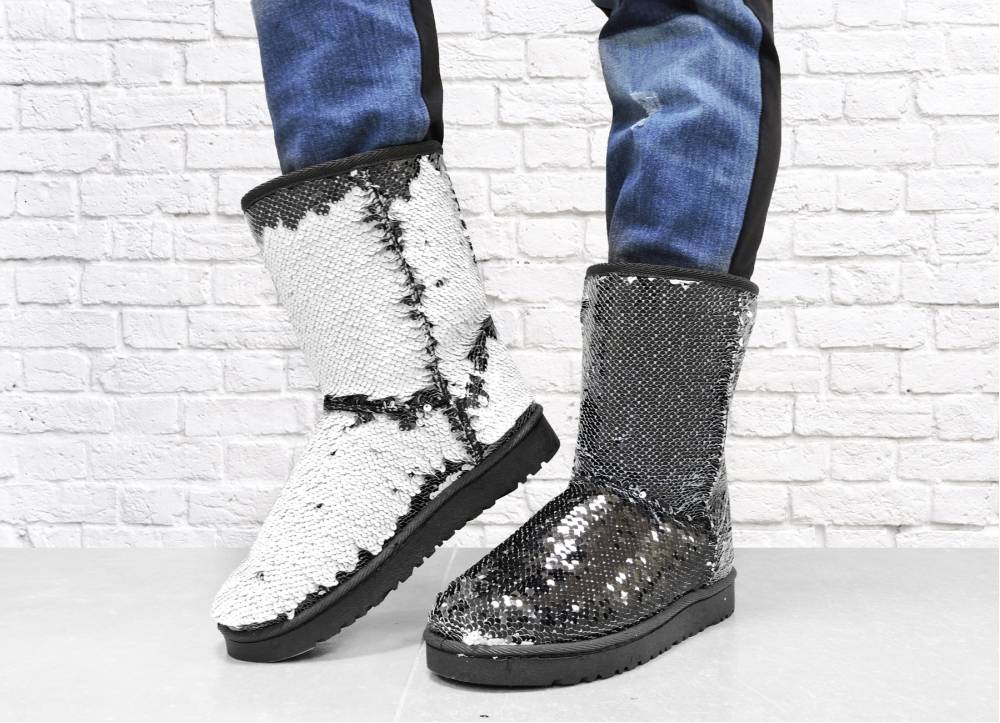 Зимові уггі "Sequins" чорні