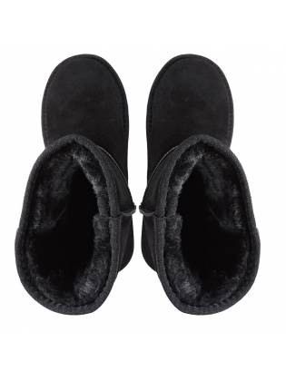 Корткие зимние угги "Short" черные