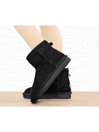 Женские короткие угги "Short" черные