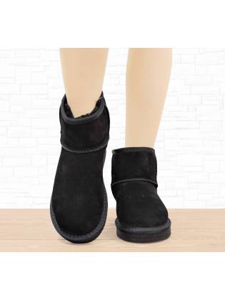 Женские короткие угги "Short" черные