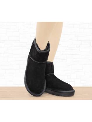 Женские короткие угги "Short" черные