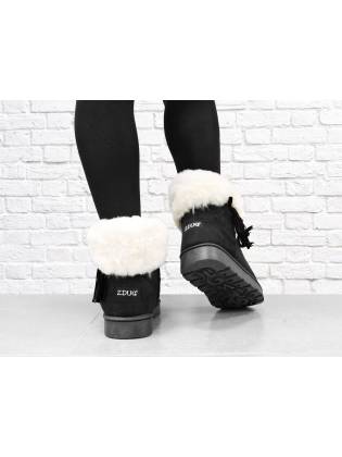 Женские угги "Tassel" черные