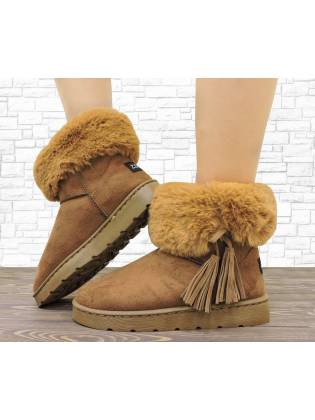 Женские угги "Tassel" рыжие