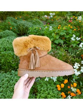 Женские угги "Tassel" рыжие