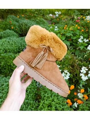 Женские угги "Tassel" рыжие