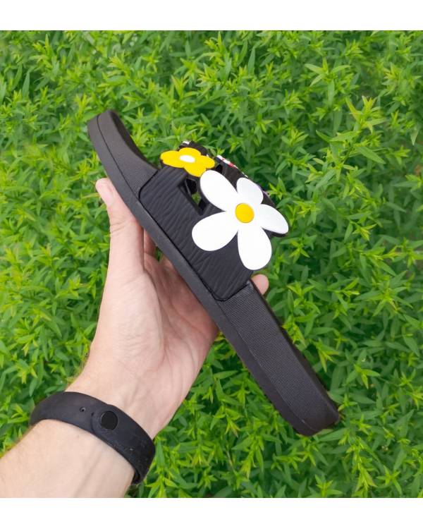 Жіночі шльопанці "Ladybug" чорні