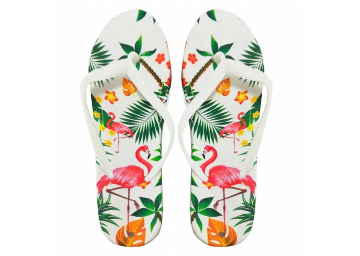Женские вьетнамки "Flamingo" белые