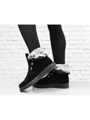 Зимние ботинки "Furs" черные