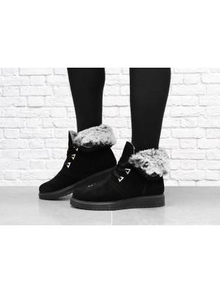 Зимние ботинки "Furs" черные