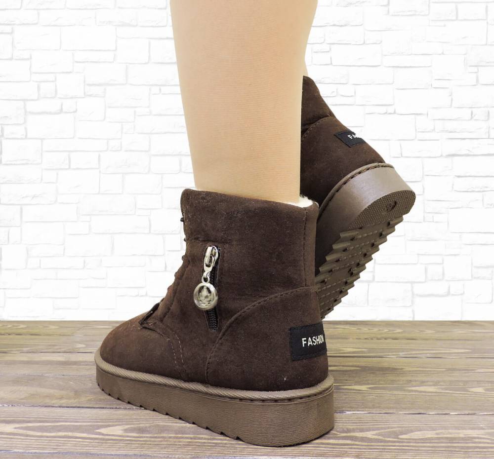 Зимові черевики "UGG" коричневі