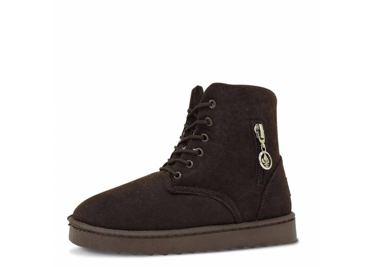 Зимние ботинки "UGG" коричневые