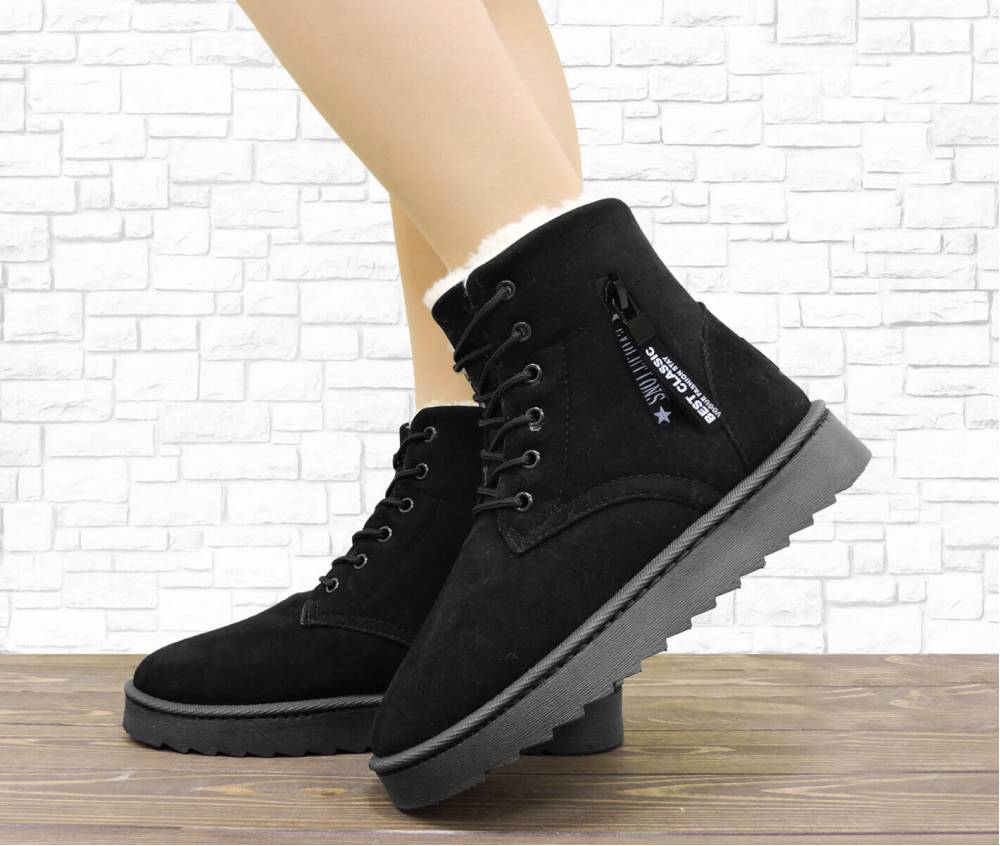Зимові черевики "UGG-Z" чорні