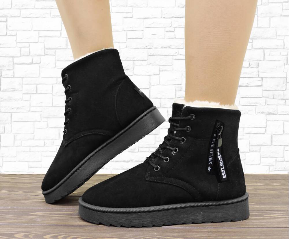 Зимові черевики "UGG-Z" чорні