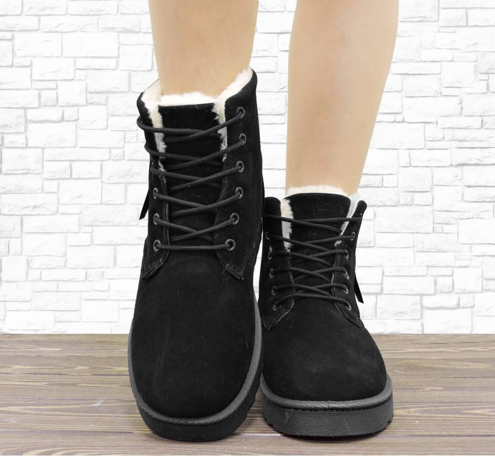 Зимові черевики "UGG-Z" чорні