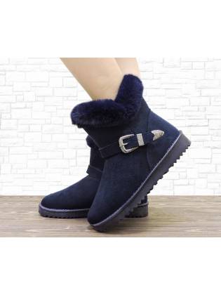 Женские ботинки "Fury" синие