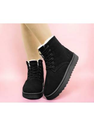 Зимние ботинки "UGG" черные