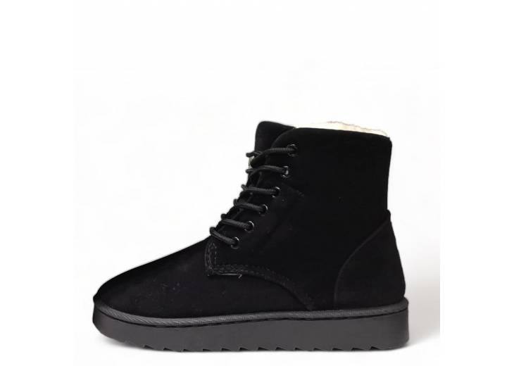 Зимние ботинки "UGG" черные