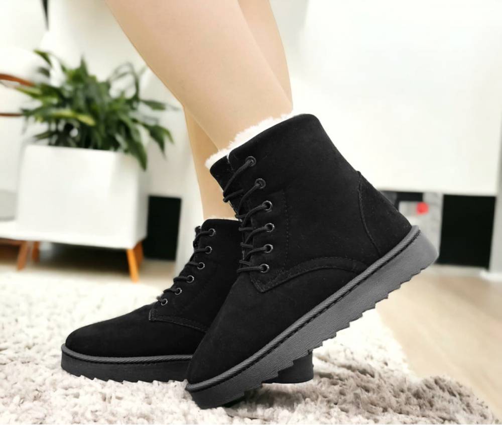 Зимові туфельки "UGG" чорні