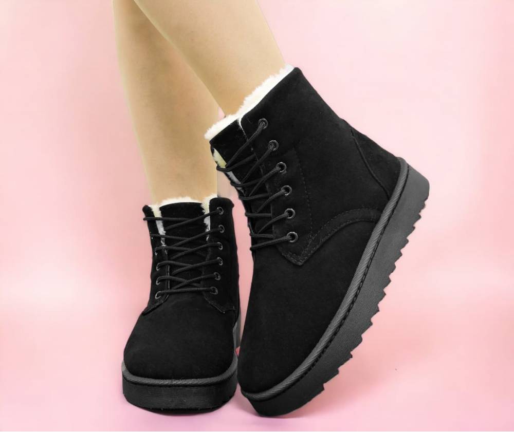 Зимові туфельки "UGG" чорні