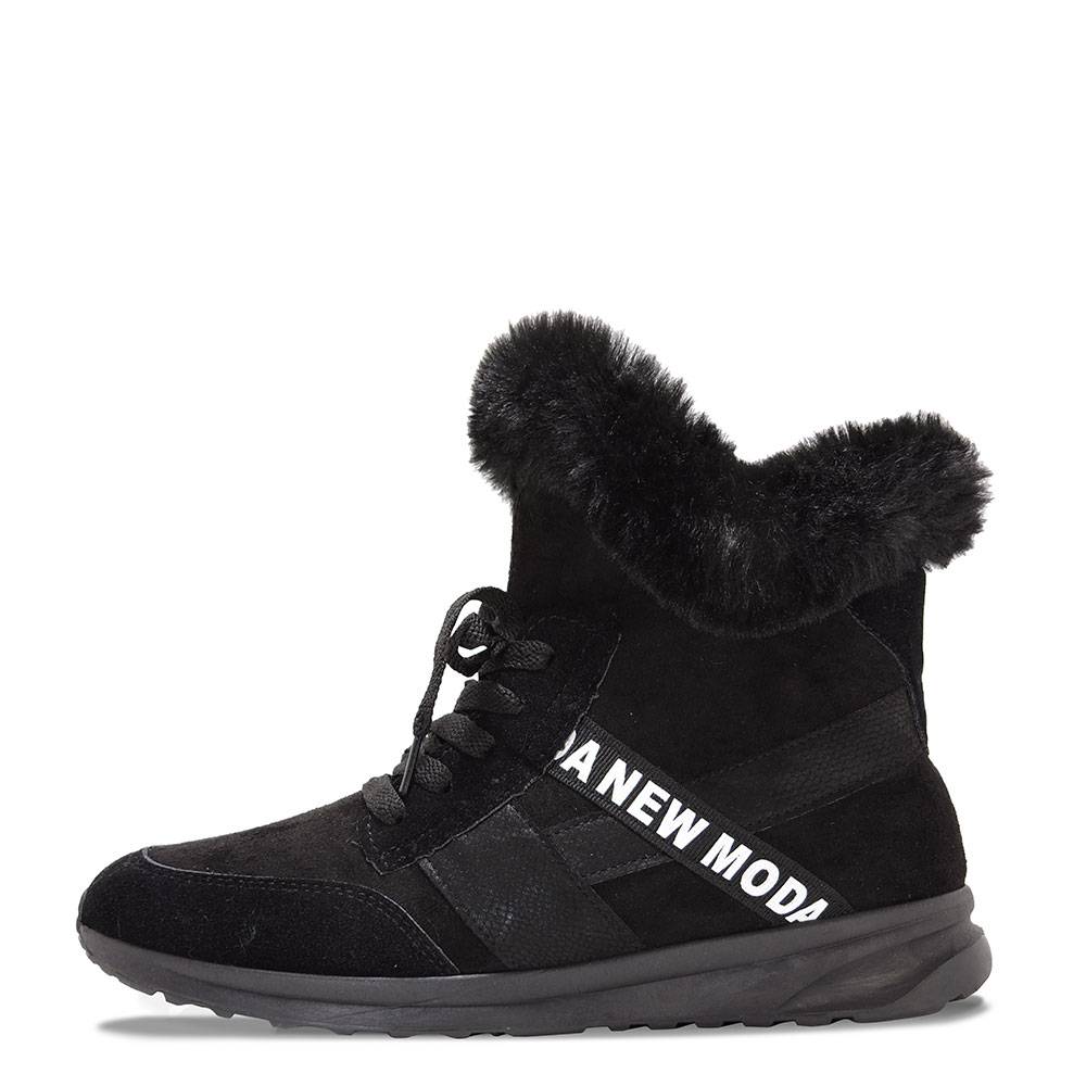 Зимові черевики "New Moda" чорні