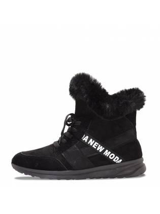 Зимние ботинки "New Moda" черные